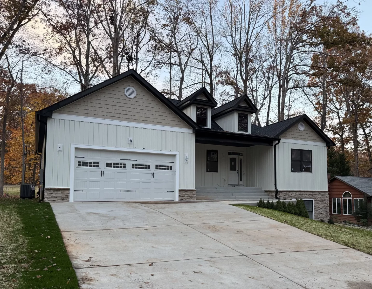 Custom Home Build with Walkout Basement project main photo.